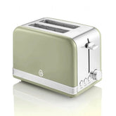 Swan Retro 2 Dilimli Ekmek Kızartma Makinesi Yeşil